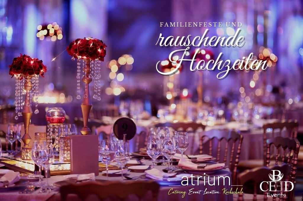 Hochzeit feiern und Familienfeste planen in Euskirchen - Event Location Atrium